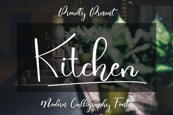 Kitchen Font Poster 1