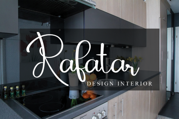 Kitchen Font Poster 2