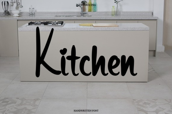 Kitchen Font Poster 1