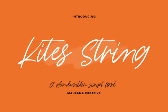 Kites String Font Poster 1
