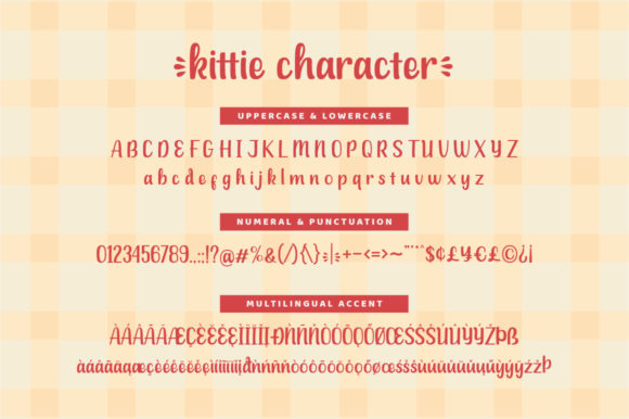 Kittie Font Poster 6