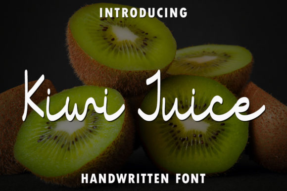 Kiwi Juice Font Poster 1