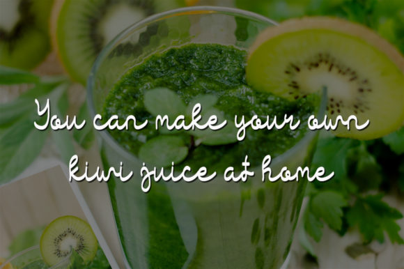 Kiwi Juice Font Poster 3