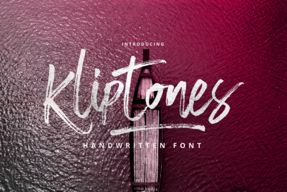 Kliptones Font Poster 1