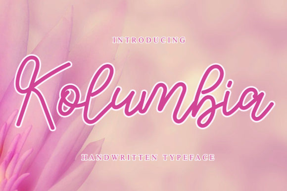 Kolumbia Font Poster 1