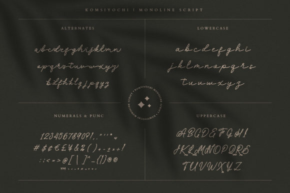 Komsiyochi Script Font Poster 8