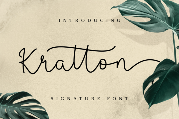 Kratton Font Poster 1