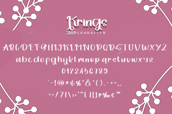 Krings Font Poster 5