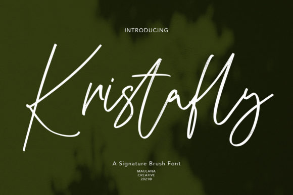 Kristafly Font Poster 1