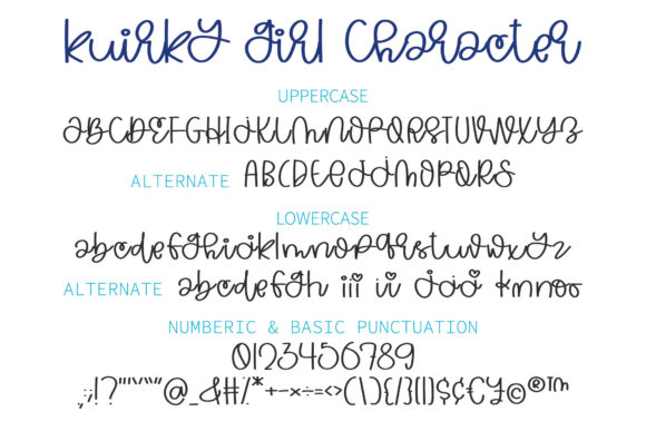 Kuirky Girl Font Poster 2