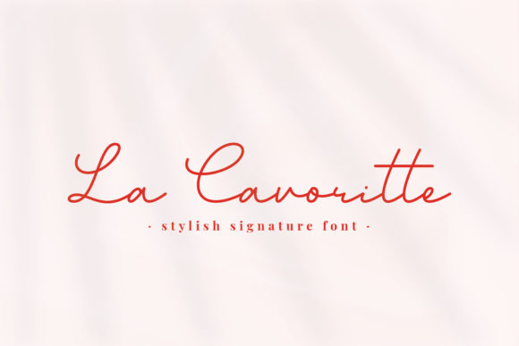 La Cavoritte Font