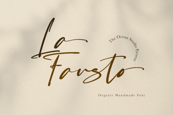 La Fausto Font Poster 1