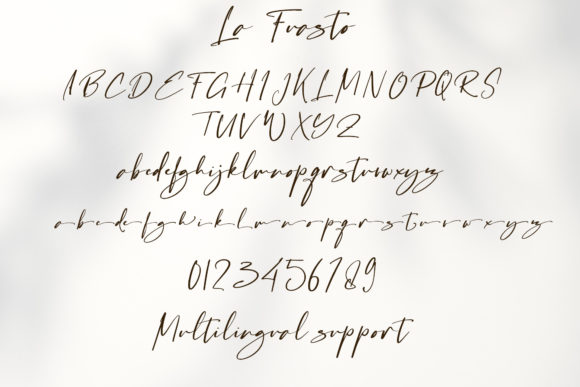 La Fausto Font Poster 10