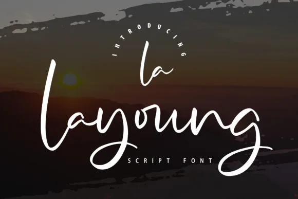 La Layoung Font La Layoung Font Poster 1