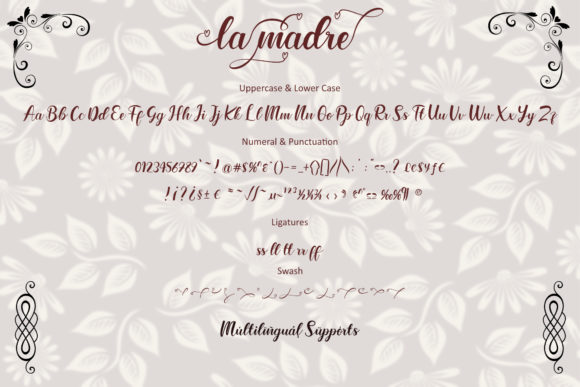 La Madre Font Poster 8