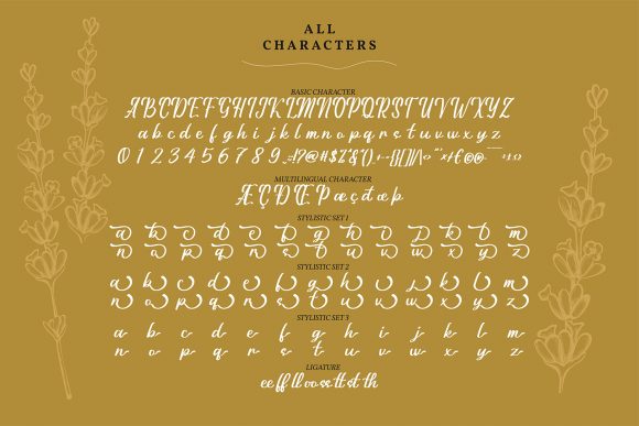 La Vilya Font Poster 6
