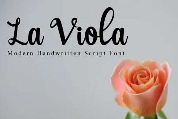La Viola Font Poster 1