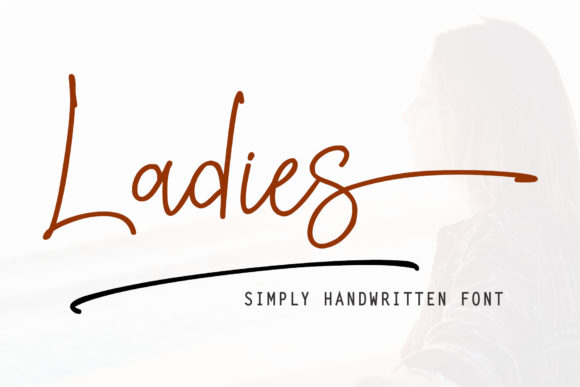 Ladies Font Poster 1