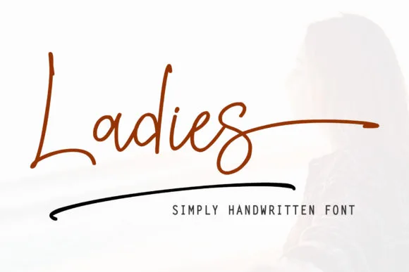Ladies Font Ladies Font Poster 1