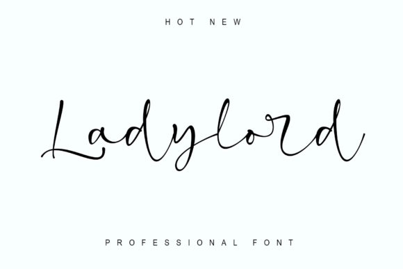 Ladylord Font Poster 1