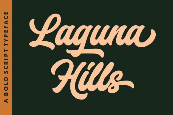 Laguna Hills Font Poster 1