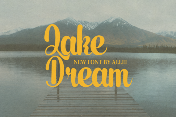 Lake Dream Font Poster 1