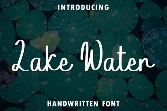 Lake Water Font