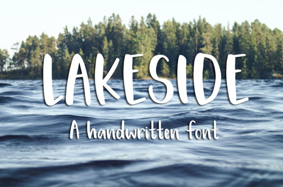 Lakeside Font Poster 1