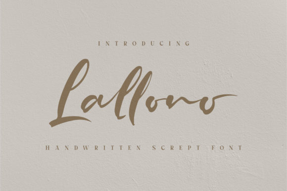 Lallono Font Poster 1