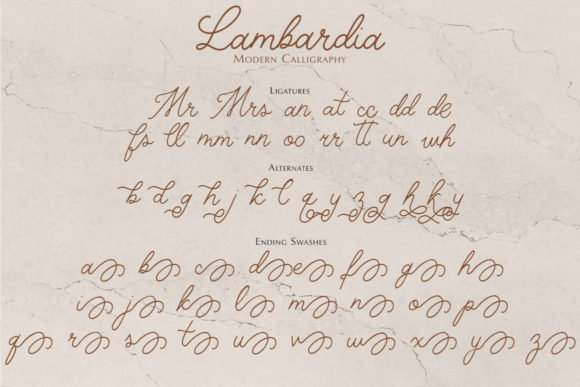 Lambardia Font Poster 12
