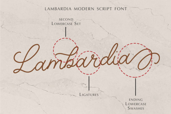 Lambardia Font Poster 10