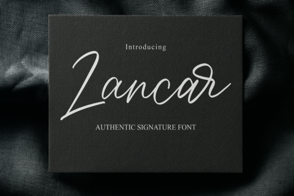 Lancar Font Poster 1