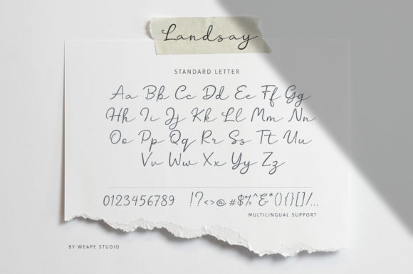 Landsay Font Poster 9
