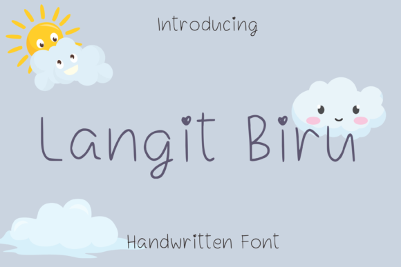 Langit Biru Font