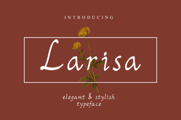 Larisa Font Poster 1