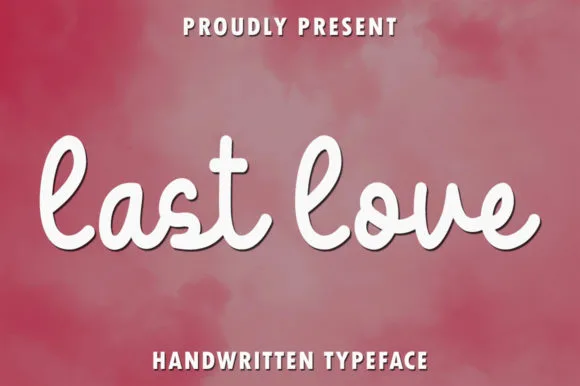 Last Love Font Last Love Font Poster 1