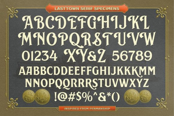 Lasttown Font Poster 9