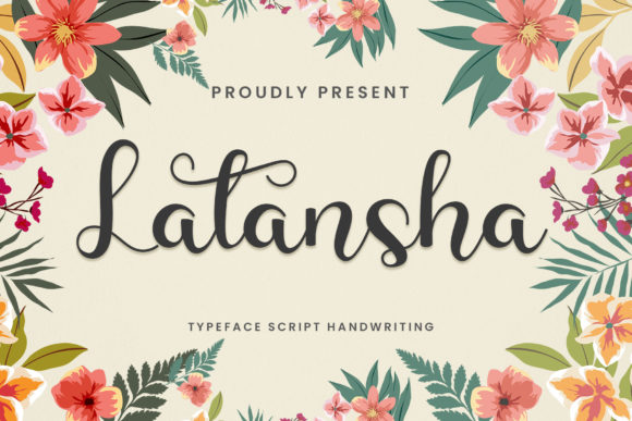 Latansha Font Poster 1