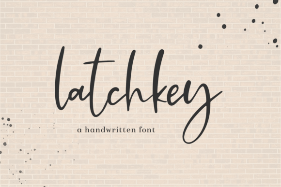 Latchkey Font Poster 1