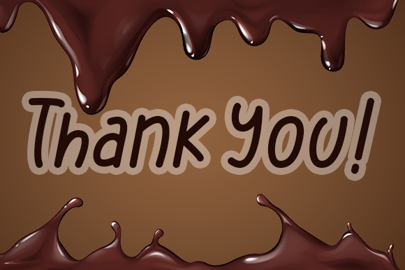 Latte Brown Font Poster 7