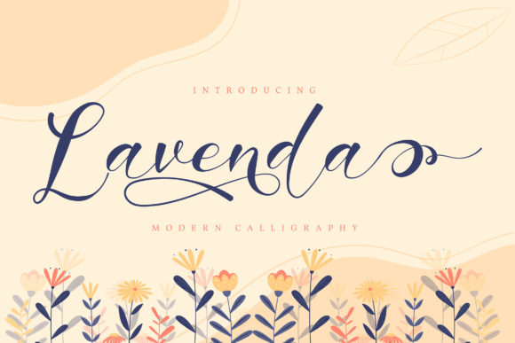 Lavenda Font Poster 1