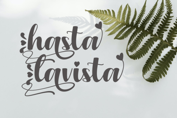 Lavida Font Poster 2