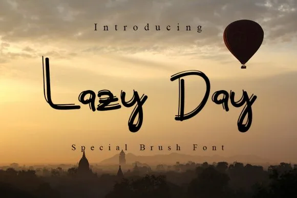 Lazy Day Font Lazy Day Font Poster 1