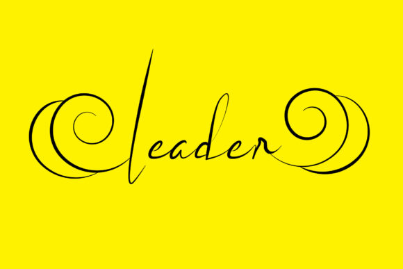Leader Font