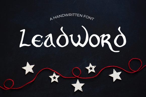 Leadword Font Poster 1