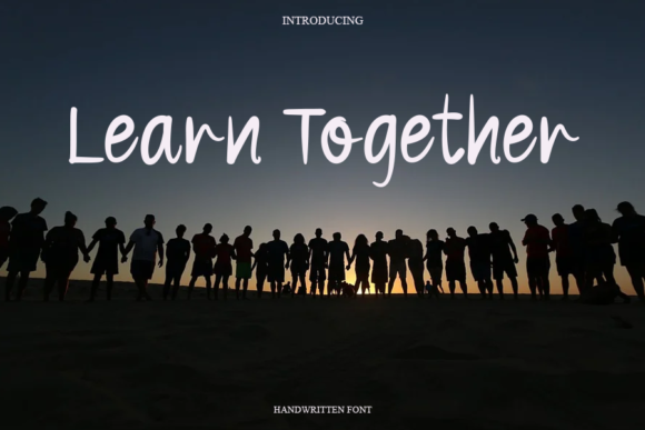 Learn Together Font Poster 1