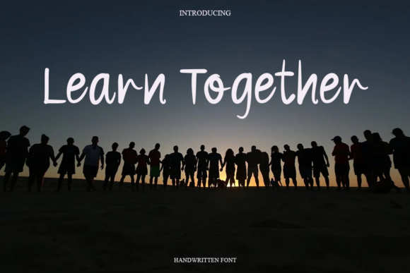 Learn Together Font Learn Together Font Poster 1
