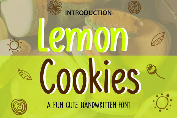 Lemon Cookies Font Poster 1