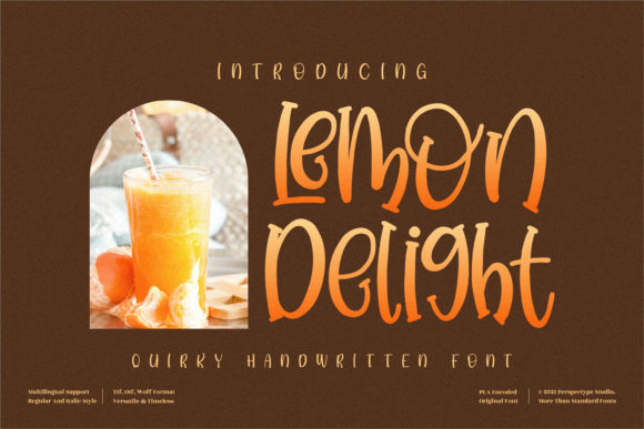 Lemon Delight Font Poster 1