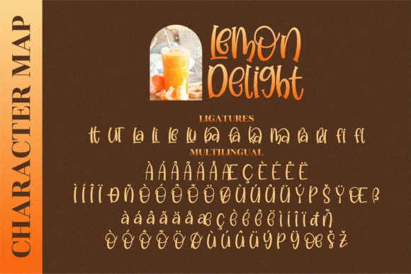 Lemon Delight Font Poster 3